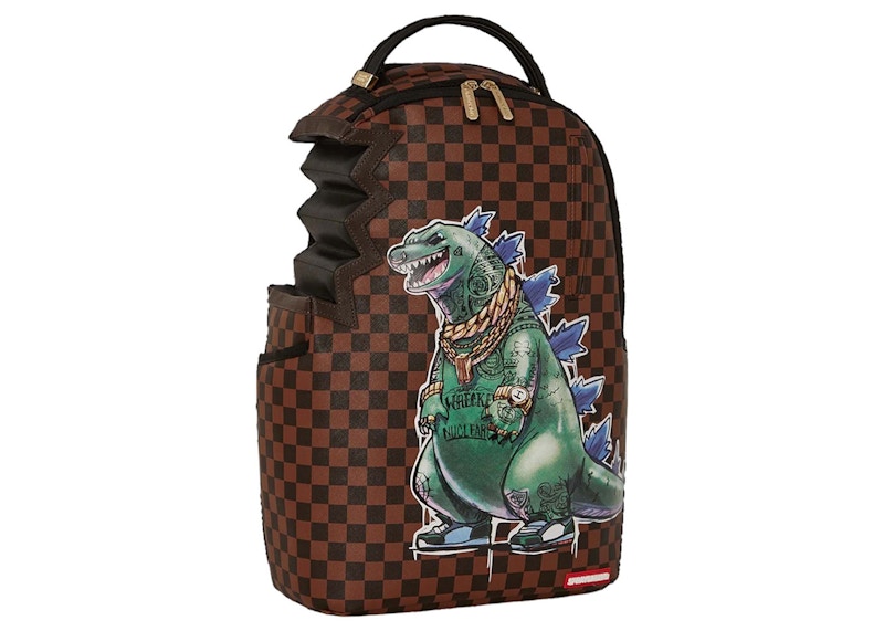 Sprayground Sprayzilla Side Bite (DLXV) Backpack Brown