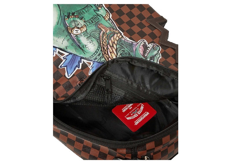 Sprayground Sprayzilla Side Bite (DLXV) Backpack Brown
