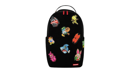 Sprayground Stuck On Ya Velcro Patch Backpack Multicolor