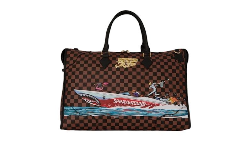 Sprayground The 305 Speedboat Getaway Pyramid Duffle Multicolor