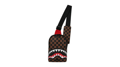 Sprayground The Private Jet Shark Club Backpack Sling Bag Multicolor