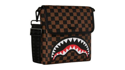 Sprayground The Private Jet Shark Club Messenger Sling Bag Multicolor