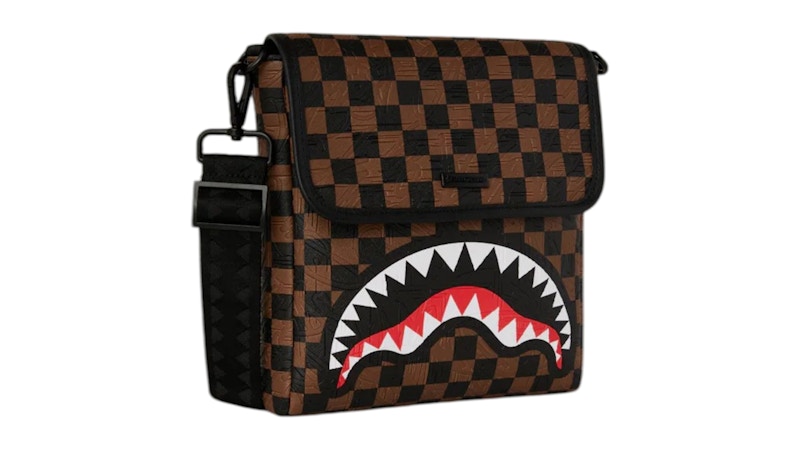Sprayground The Private Jet Shark Club Messenger Sling Bag Multicolor