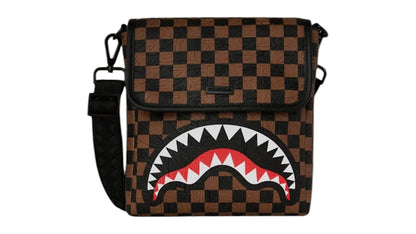 Sprayground The Private Jet Shark Club Messenger Sling Bag Multicolor