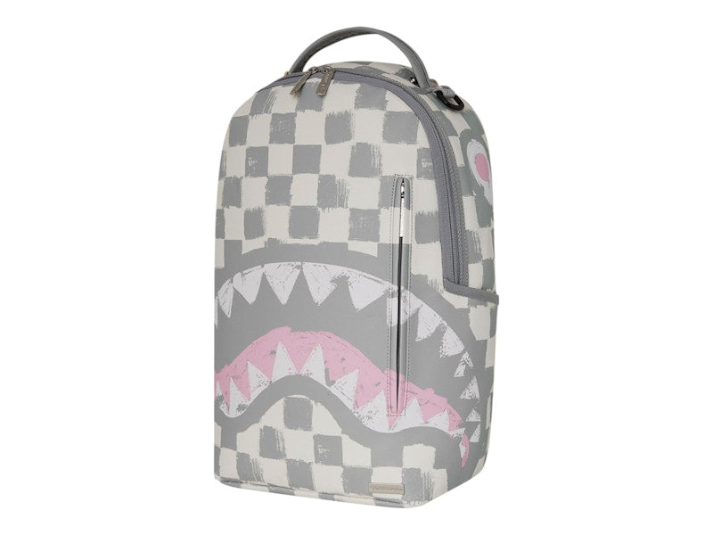 Sprayground Vanquish Cream Backpack Backpack Grey White