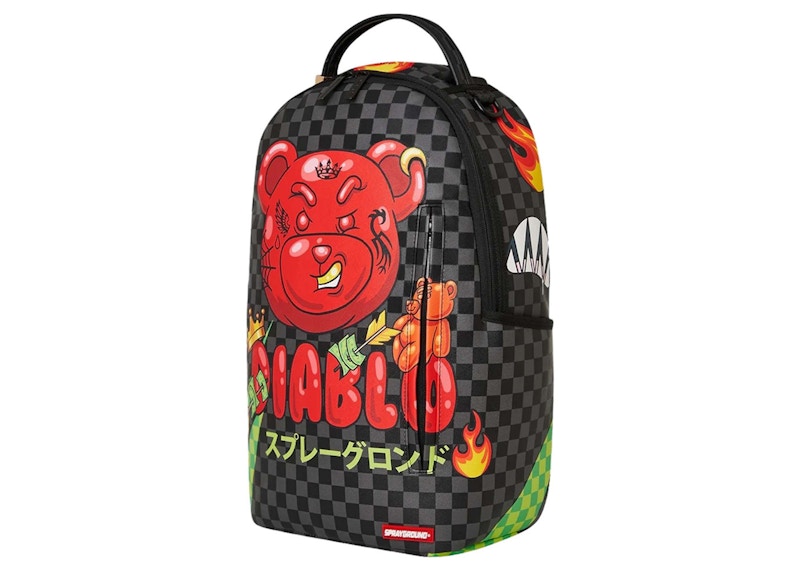 Sprayground WTF Diablo Backpack Black/Red