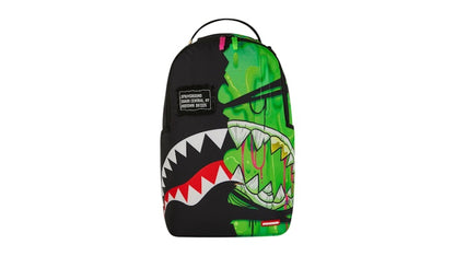 Sprayground Zombie Ooze Shark Central Backpack Multicolor