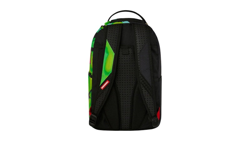 Sprayground Zombine Ooze Shark Central Backpack Black/Green