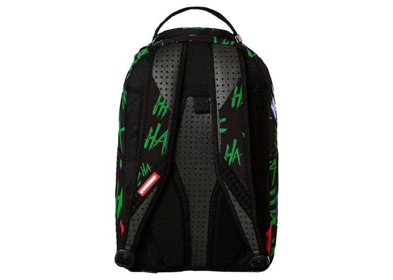Sprayground x Batman Joker Hahahahaha Slime (DLXSR) Backpack Black/Green/Blue