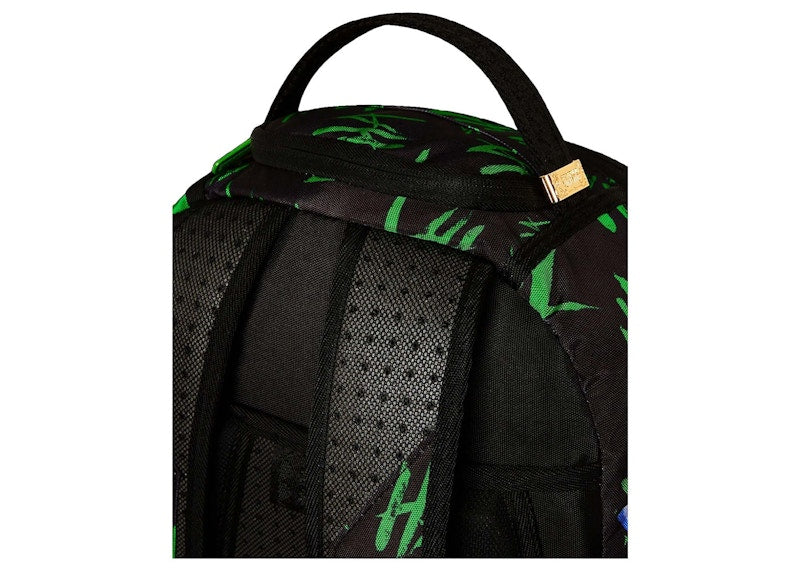 Sprayground x Batman Joker Hahahahaha Slime (DLXSR) Backpack Black/Green/Blue