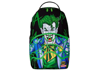 Sprayground x Batman Joker Hahahahaha Slime (DLXSR) Backpack Black/Green/Blue