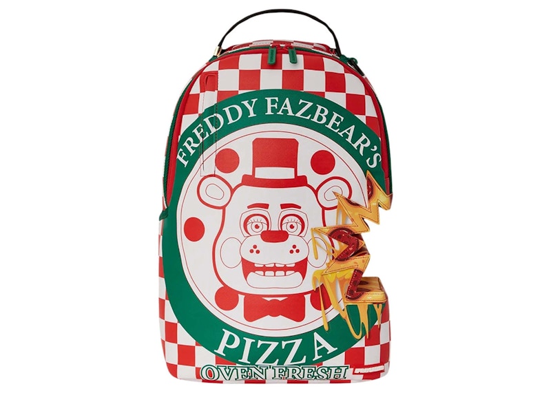 Sprayground x Five Nights at Freddy's Pizza Takeout (DLXV) Backpack Red/White/Green