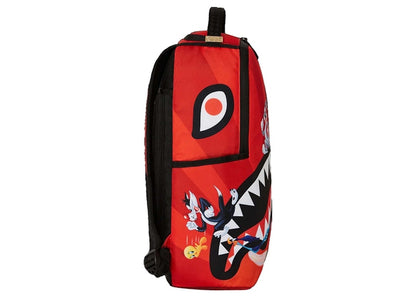 Sprayground x Looney Tunes Shark Run (DLXSR) Backpack Red