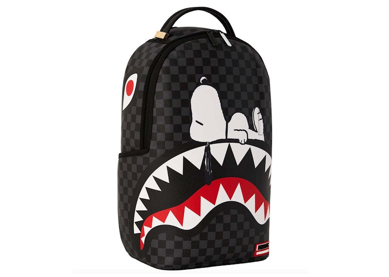 Sprayground x Peanuts Snoopy Sunday Chilling (DLXV) Backpack Black/Grey