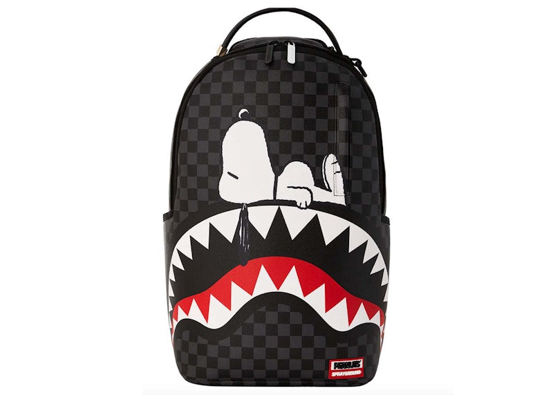 Sprayground x Peanuts Snoopy Sunday Chilling (DLXV) Backpack Black/Grey