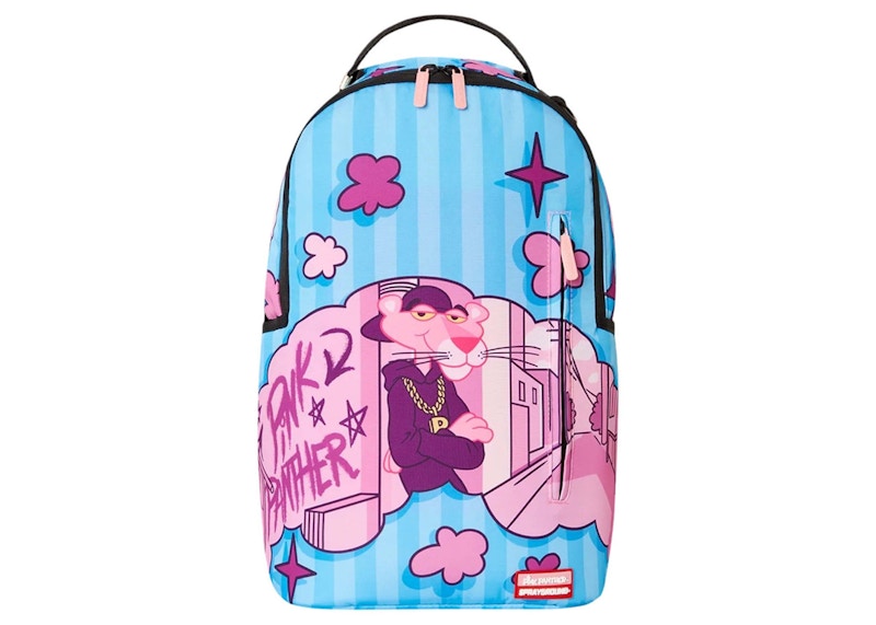 Sprayground x Pink Panther City Street Cloud Master Piece (DLXSR) Backpack Blue/Pink