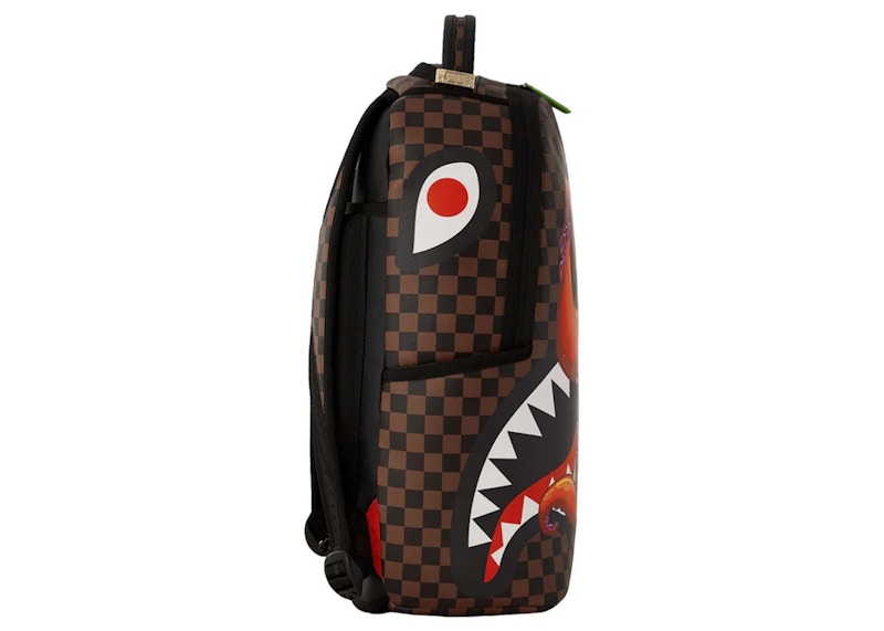 Sprayground x Rick & Morty Stuck In A Pickle (DLXV) Backpack Brown/Red/Green