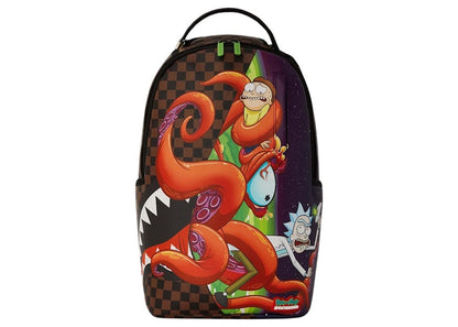 Sprayground x Rick & Morty Stuck In A Pickle (DLXV) Backpack Brown/Red/Green