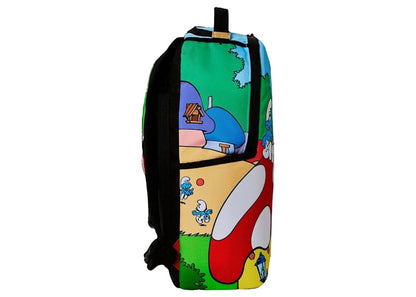 Sprayground x Smurfs Mushroom Village (DLXSR) Backpack Multi