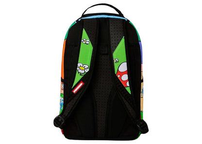 Sprayground x Smurfs Mushroom Village (DLXSR) Backpack Multi