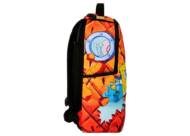 Sprayground x SpongeBob Don't Mess With SpongeBob (DLXSR) Backpack Orange
