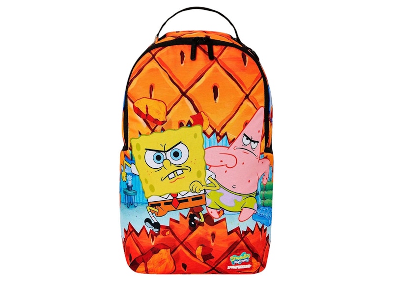 Sprayground x SpongeBob Don't Mess With SpongeBob (DLXSR) Backpack Orange