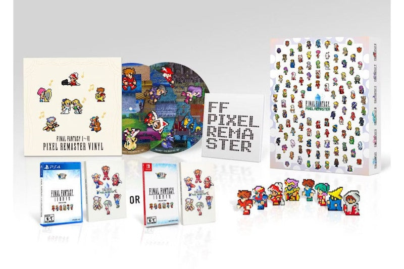 Square Enix Nintendo Switch Final Fantasy I-VI Pixel Remaster Anniversary HK Edition Video Game