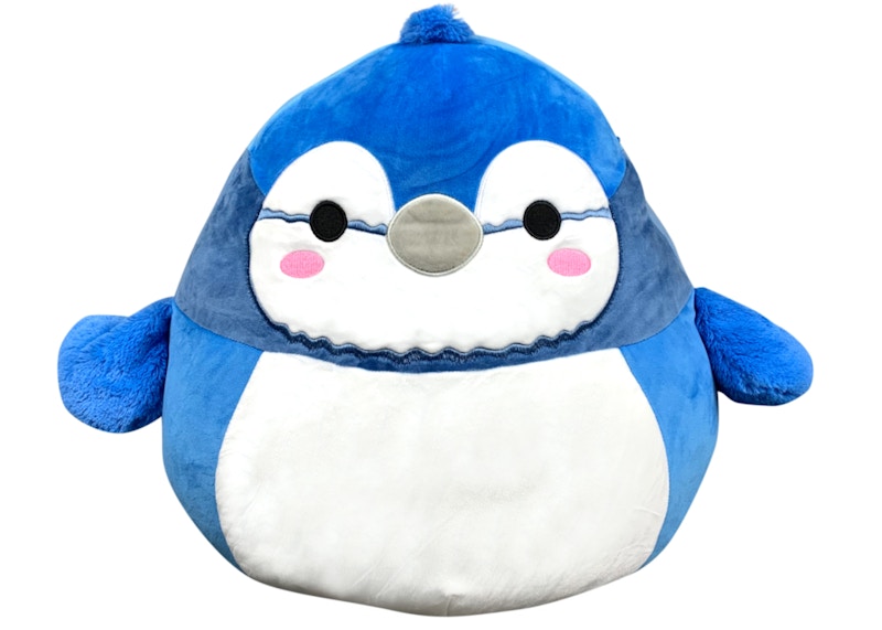 Squishmallow Babs The Blue Jay 12 Inch Plush Blue/White