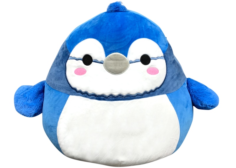 Squishmallow Babs The Blue Jay 8 Inch Plush Blue/White