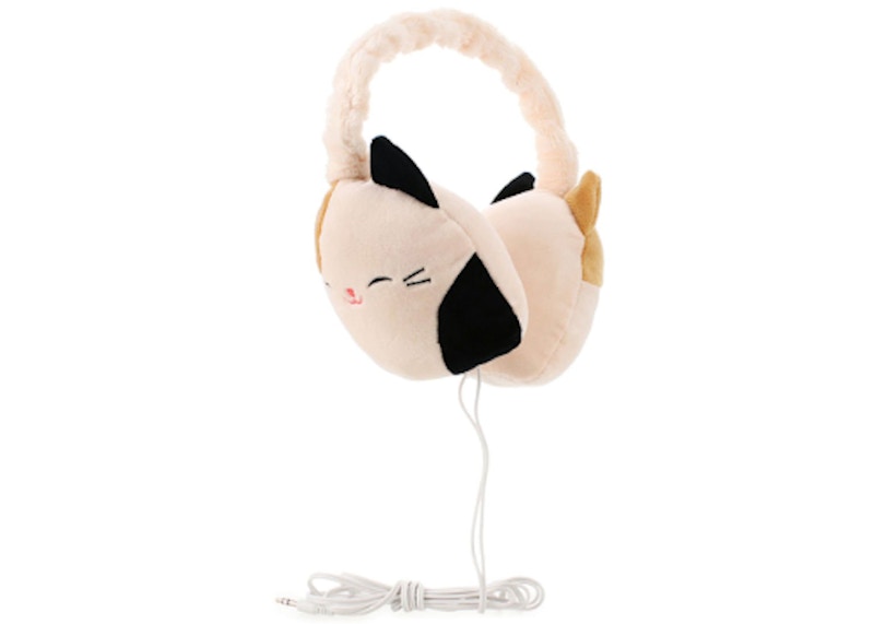 Squishmallow Cam The Calico Cat Plush Headphones