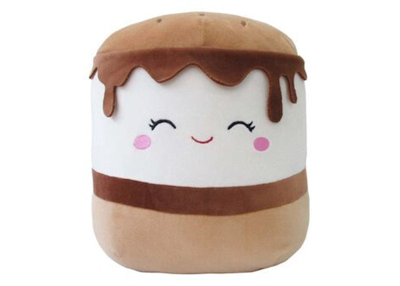 Squishmallow Carmelita The S'more 8 Inch Plush Brown/White