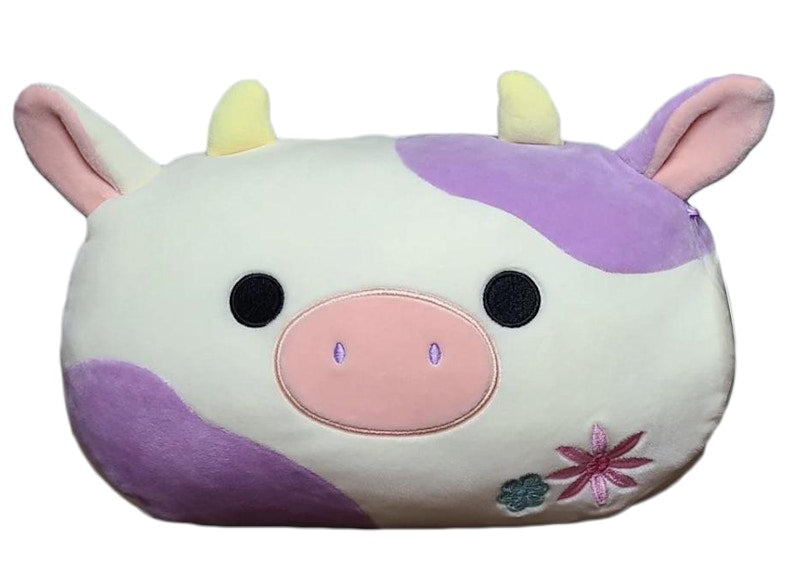 Squishmallow Claire The Cow 12 Inch Plush Purple/White