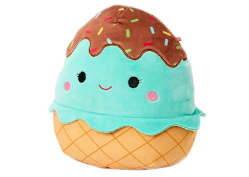 Squishmallow Maya The Mint Ice Cream Cone 12 Inch Plush Mint/Brown