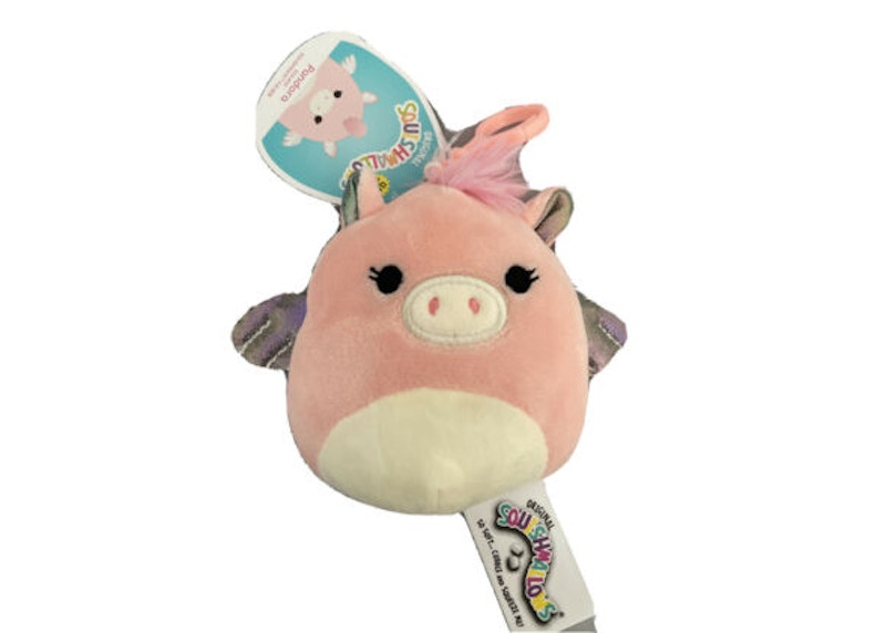 Squishmallow Pandora The Pegasus 3.5 Inch Clip On Plush