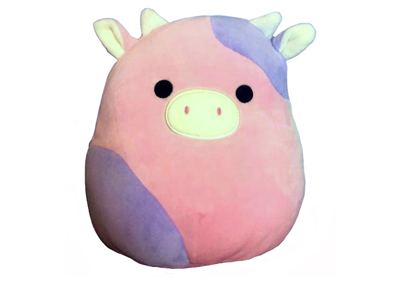 Squishmallow Patty The Cow 8 Inch Plush Pink/Purple