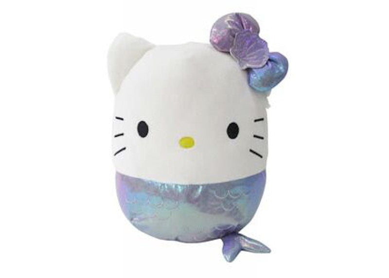 Squishmallow Sanrio Hello Kitty Mermaid 20 Inch Plush White/Purple
