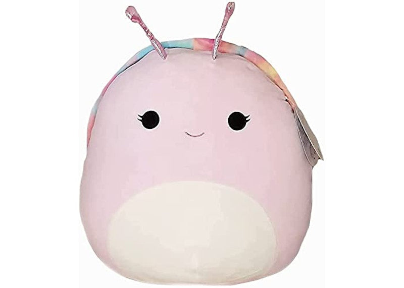 Squishmallow Silvina The Pink Snail Tie Dye 16 Inch Plush
