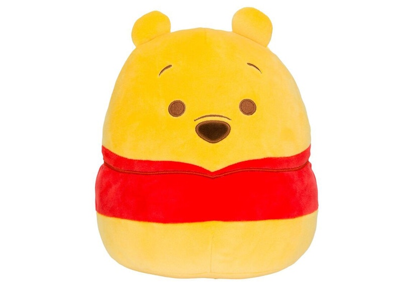 Squishmallow Winnie The Pooh 10 Inch Plush Yellow/Red
