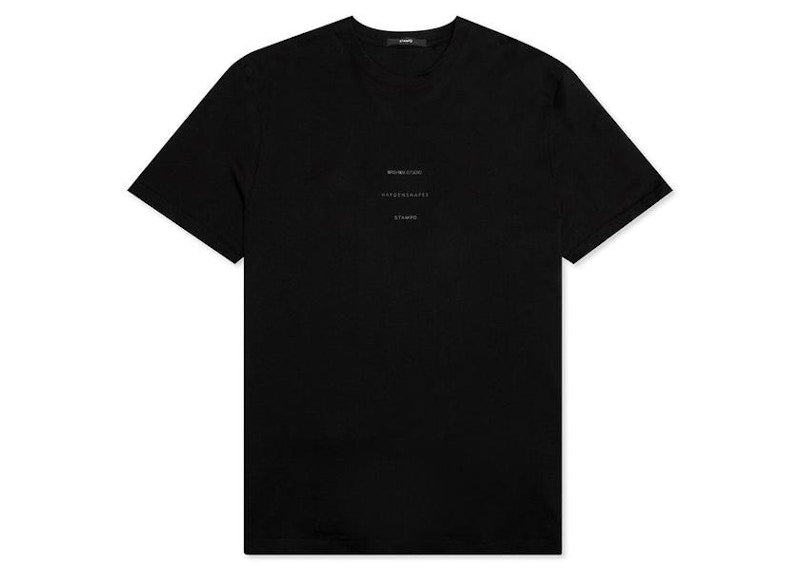 Stampd x Daniel Arsham AHS Logo Tee Black