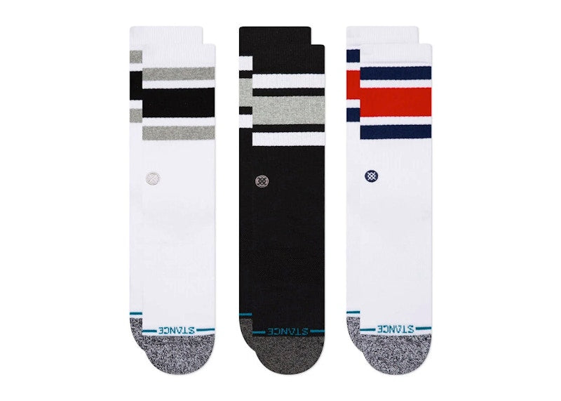 Stance Cotton Crew Socks (3 Pack) Boyd/Multi