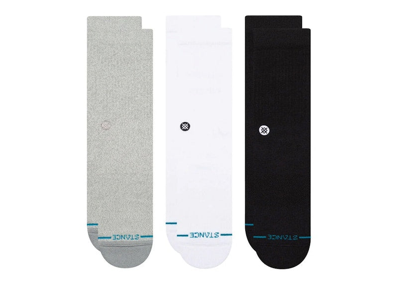 Stance Icon Crew Socks (3 Pack) Multi