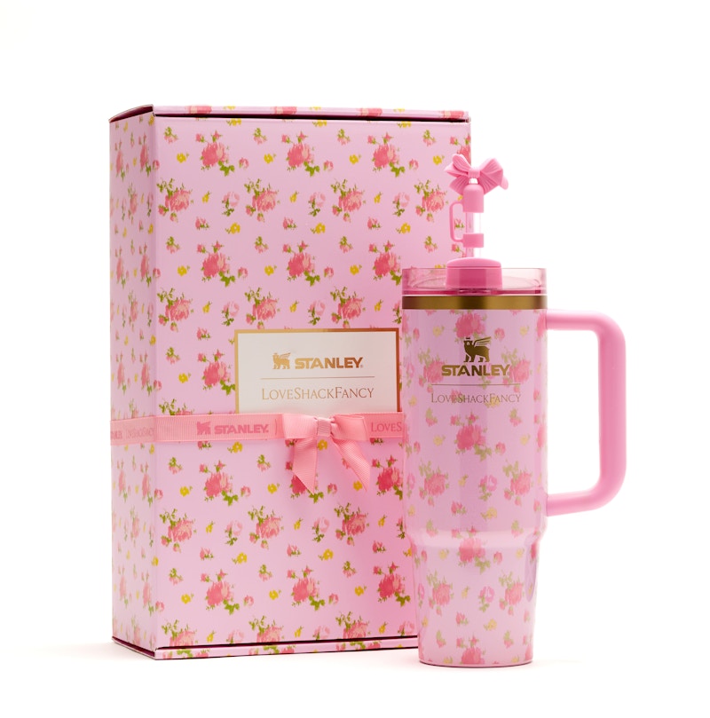 Stanley 1913 x LoveShackFancy Flowstate Quencher 30oz Tumbler Ibiza Sunset