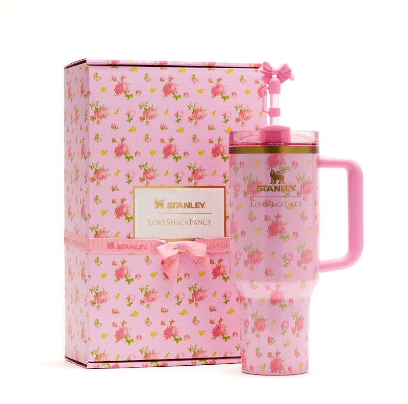 Stanley 1913 x LoveShackFancy Flowstate Quencher 40oz Tumbler Ibiza Sunset
