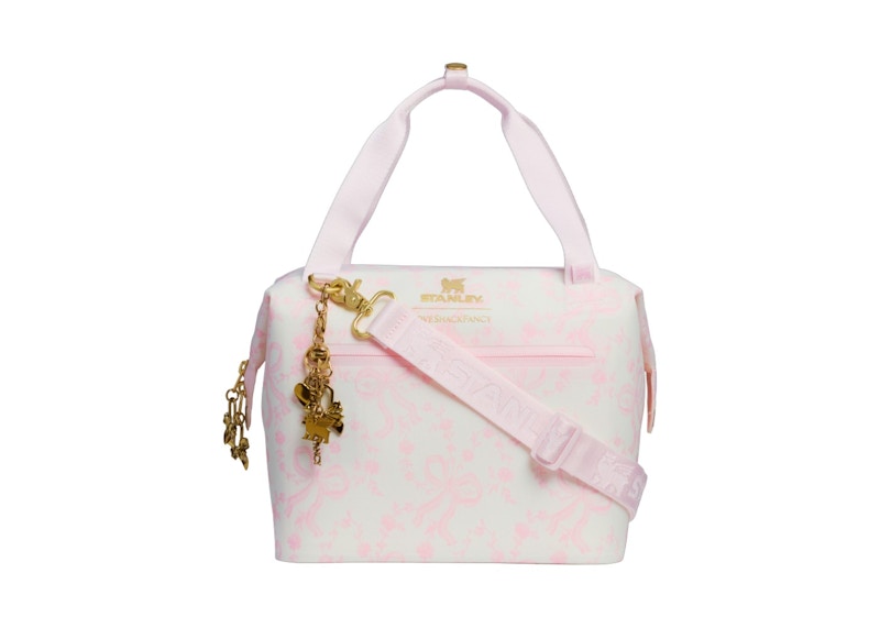 Stanley 1913 x LoveShackFancy Holiday All Day Julienne Mini Cooler Coquette Bow Chantilly