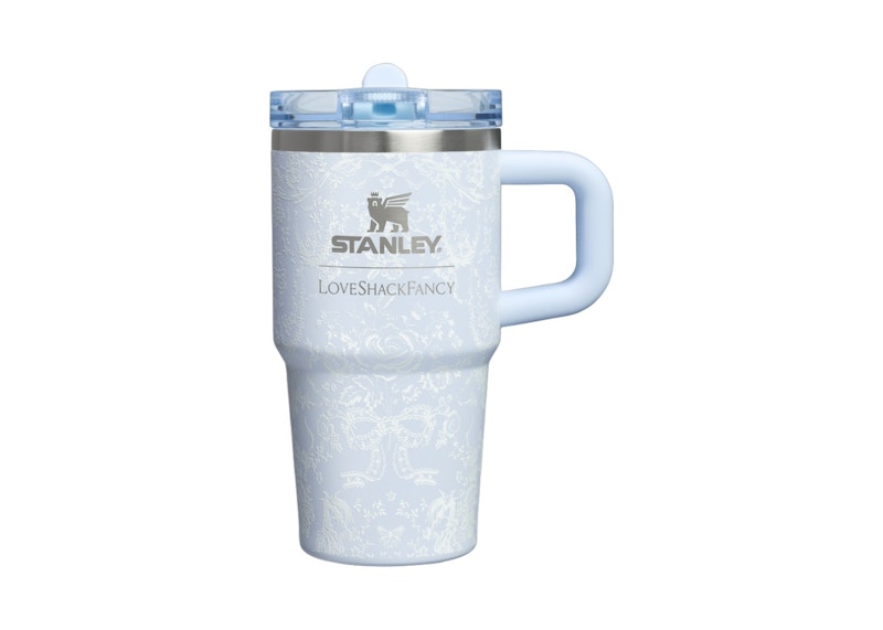 Stanley 1913 x LoveShackFancy Holiday Quencher ProTour Flip Straw 20oz Tumbler Toscana Toile Alpine Blue