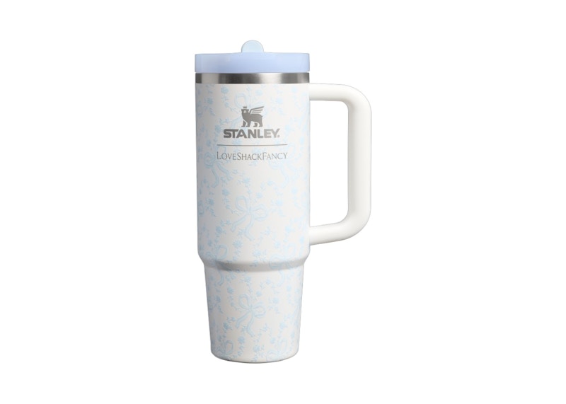 Stanley 1913 x LoveShackFancy Holiday Quencher ProTour Flip Straw 30oz Tumbler Coquette Bow Winter Ice