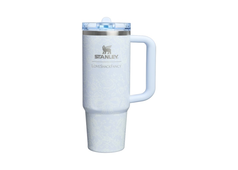 Stanley 1913 x LoveShackFancy Holiday Quencher ProTour Flip Straw 30oz Tumbler Toscana Toile Alpine Blue