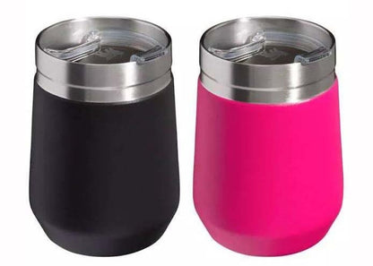 Stanley 2pk Everyday Go 10oz Tumbler Cosmo Pink/Black