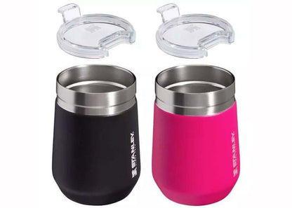 Stanley 2pk Everyday Go 10oz Tumbler Cosmo Pink/Black