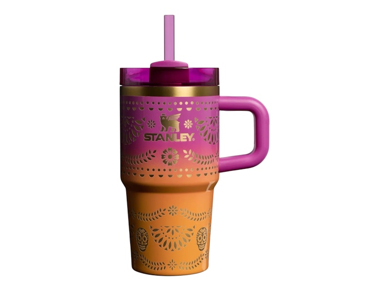 Stanley Dia de Muertos Quencher H2.0 FlowState 20oz Tumbler Sunrise Catrina